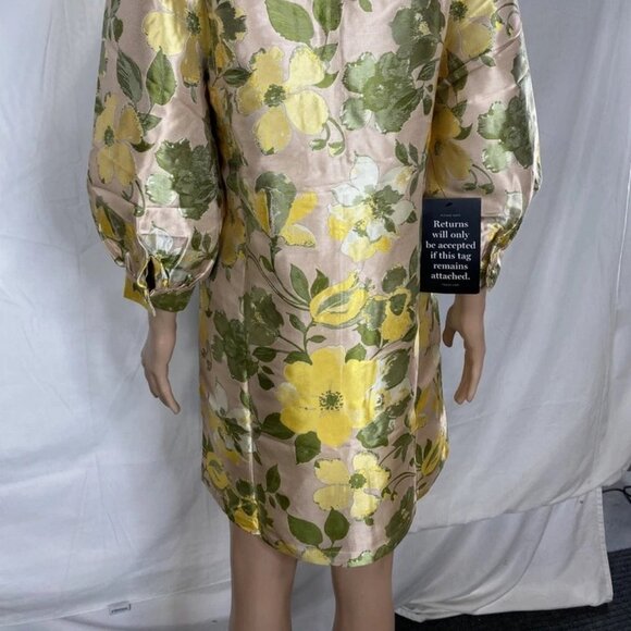 Promander Place Women's Samantha Tapestry Mini Dress Pink/Yellow Size S – Floral - Picture 3 of 9